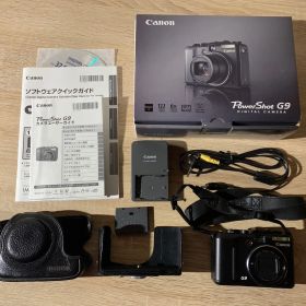 6576 Canon PowerShot G9 ブラック デジカメ 美品