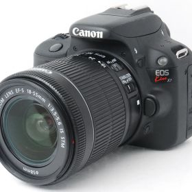 ★超軽いっ！STMレンズ付き！ショット数5306回☆キャノン EOS Kiss X7 レンズキット★