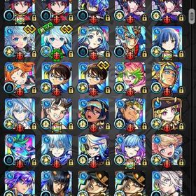 超古参！ガチャ限運極65種開運込み163種！ネオ、マサムネ、ヤクモ、エル運極共存 | モンストのアカウントデータ、RMTの販売・買取一覧