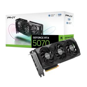 【10%ポイント・要エントリー】PNY GeFORCE RTX 5070 12GB TripleFan グラフィックボード｜VCG507012TFXPB1