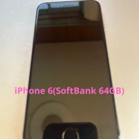 iphone6 64GB スペースグレイ SoftBank (付属品、箱無し)