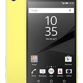 SONY Sony Xperia Z5 Compact E5823 LTE [Yellow 32GB 海外版 SIMフリー](中古品)