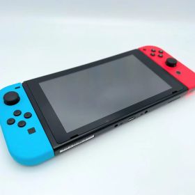 中古 Nintendo Switch 本体 (ニンテンドースイッチ) 【Joy-Con (L) ネオンブルー/ (R) ネオンレッド】