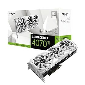 【中古】PNY Technologies PNY GeForce RTX4070Ti 12GB VERTO LED 3FAN White Edition グラフィックスボード VCG4070T12TFWXPB1 VD8455