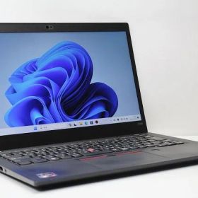 ノートパソコン 中古 Windows11 Lenovo ThinkPad X395 Ryzen 5 PRO 3500U メモリ8GB SSD256GB WPS offce搭載 カメラ 13.3インチ