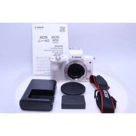 キヤノン(Canon)の【1,000回以下】Canon EOS Kiss M2 ボディ ホワイト(ミラーレス一眼)