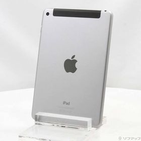 〔中古〕Apple(アップル) iPad mini 4 128GB スペースグレイ MK762J／A auロック解除SIMフリー〔198-ud〕