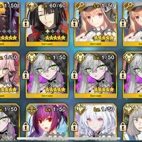 石3760個 155符 リリス宝具5 レディ・アヴァロン キャストリア オベロン コヤンスカヤ | FGOのアカウントデータ、RMTの販売・買取一覧