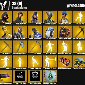 【全機種対応｜メアド即変更可能】アイコ｜エリエジェ｜青ニット｜グロー｜リヴァイアサン｜550VB | フォートナイト(Fortnite)のアカウントデータ、RMTの販売・買取一覧