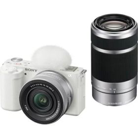 【長期保証付】ソニー(SONY) VLOGCAM ZV-E10XW ホワイト ダブルズームレンズキット ミラーレス一眼デジタルカメラ