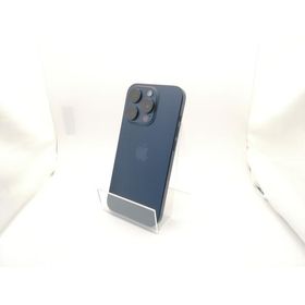 【中古】Apple 国内版 【SIMフリー】 iPhone 15 Pro 1TB ブルーチタニウム MTUU3J/A【秋葉3号】保証期間１ヶ月【ランクB】