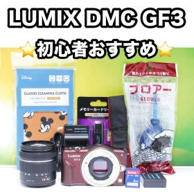 初心者おすすめ✨LUMIX DMC GF3 ミラーレス一眼 ブラウン 簡単操作