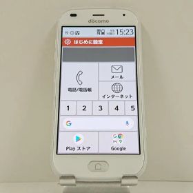 らくらくスマートフォン F-42A ドコモ ホワイト 送料無料 本体 c15490