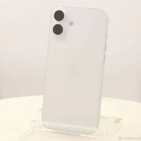 〔中古品〕 iPhone16 Plus 128GB ホワイト MXVC3J／A SIMフリー【258】