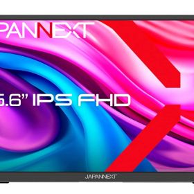 JAPANNEXT 15.6インチ タッチパネル搭載 フルHD(1920x1080)解像度 モバイルモニター JN-MD-i156FHDR-T HDMI USB Type-C HDR ポーチ付き