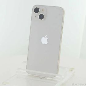 〔中古品〕 iPhone13 128GB スターライト MLND3J／A SIMフリー【295】