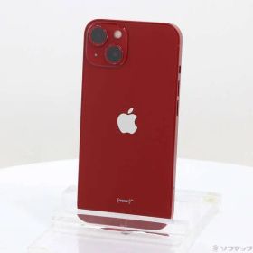 〔中古品〕 iPhone13 128GB プロダクトレッド MLNF3J／A SIMフリー【262】