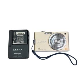 186000 動作確認済み Panasonic パナソニック デジタルカメラ LUMIX DMC-FX60 ゴールド