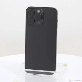 〔中古品〕 iPhone15 Pro Max 256GB ブラックチタニウム MU6P3J／A SIMフリー【371】