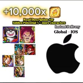 海外 - IOS |10,366+ストーンズとニュー・ゴマ+SSJ4ダイマ 孫悟空 |即時配達