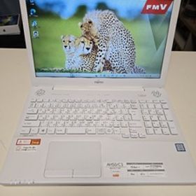 富士通 FMVA50C3WP Windows11 Office2016 i7-7700HQ/SSD240GB/メモリ4GB/DVD/Wi-Fi/15.6型 パソコン 中古 動作確認済 LIFEBOOK AH50/C3