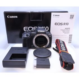 キヤノン(Canon)の【極美品】Canon EOS R10 ボディ ブラック ボディ(ミラーレス一眼)