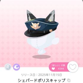 シェパードポリスキャップ 1点 | ポケコロツイン(ポケツイ)のアカウントデータ、RMTの販売・買取一覧