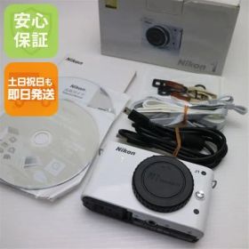 美品 Nikon 1 J1 ボディ ホワイト 即日発送 ミラーレス一眼 ニコン 本体 土日祝発送OK 04000