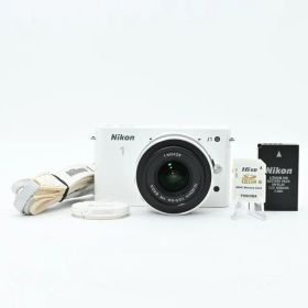 ＜良品＞ Nikon 1 J1 標準ズームレンズキット ホワイト｜小型軽量ミラーレス｜16GBメモリーカード付属｜N1 J1HLK WH