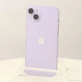 〔中古品〕 iPhone14 Plus 256GB パープル MQ4M3J／A SIMフリー【349】