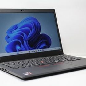 ノートパソコン 中古 Windows11 Lenovo ThinkPad X395 Ryzen 5 PRO 3500U メモリ8GB SSD256GB WPS offce搭載 カメラ 13.3インチ