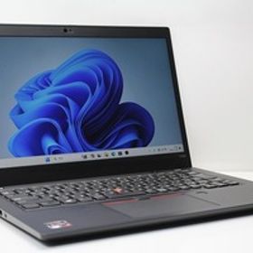 ノートパソコン 中古 Windows11 Lenovo ThinkPad X395 Ryzen 5 PRO 3500U メモリ8GB SSD256GB WPS offce搭載 カメラ 13.3インチ