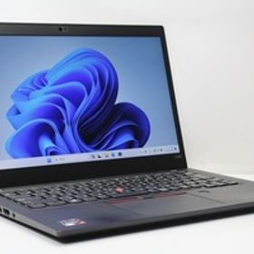 ノートパソコン 中古 Windows11 Lenovo ThinkPad X395 Ryzen 5 PRO 3500U メモリ8GB SSD256GB WPS offce搭載 カメラ 13.3インチ