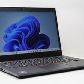 ノートパソコン 中古 Windows11 Lenovo ThinkPad X395 Ryzen 5 PRO 3500U メモリ8GB SSD256GB WPS offce搭載 カメラ 13.3インチ