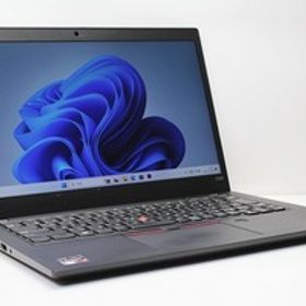 ノートパソコン 中古 Windows11 Lenovo ThinkPad X395 Ryzen 5 PRO 3500U メモリ8GB SSD256GB WPS offce搭載 カメラ 13.3インチ