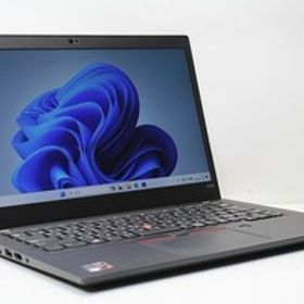 ノートパソコン 中古 Windows11 Lenovo ThinkPad X395 Ryzen 5 PRO 3500U メモリ8GB SSD256GB WPS offce搭載 カメラ 13.3インチ