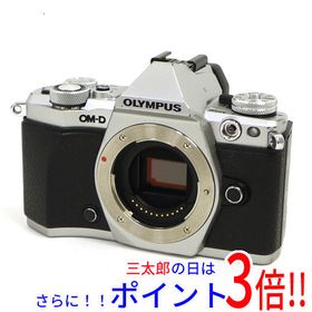 【１日と三太郎の日はポイント３倍！！】【中古】送料無料 OLYMPUS 一眼レフ OM-D E-M5 Mark II ボディ シルバー 本体いたみ