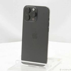 〔中古品〕 iPhone16 Pro Max 256GB ブラックチタニウム MYWG3J／A SIMフリー【344】