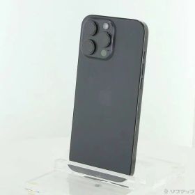 〔中古品〕 iPhone16 Pro Max 256GB ブラックチタニウム MYWG3J／A SIMフリー【258】