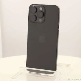 〔中古品〕 iPhone16 Pro Max 256GB ブラックチタニウム MYWG3J／A SIMフリー【344】