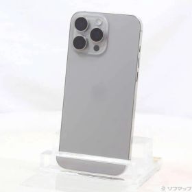〔中古品〕 iPhone16 Pro Max 256GB ナチュラルチタニウム MYWK3J／A SIMフリー【344】