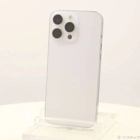 〔中古品〕 iPhone16 Pro Max 512GB ホワイトチタニウム MYWM3J／A SIMフリー【295】