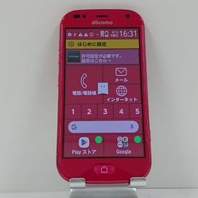 らくらくスマートフォン me F-01L ドコモ ピンク 送料無料 即決 本体 c13938