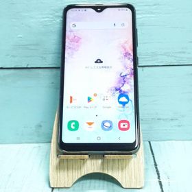 au Galaxy A20 SCV46 Black 本体 白ロム SIMロック解除済み SIMフリー 356389