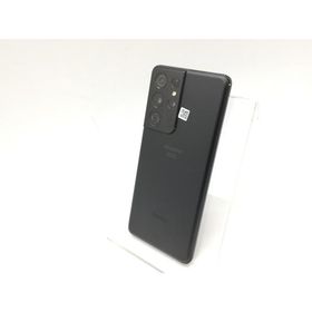 【中古】SAMSUNG docomo 【SIMロック解除済み】 Galaxy S21 Ultra 5G ファントムブラック 12GB 256GB SC-52B【吉祥寺】保証期間１ヶ月【ランクB】