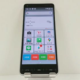 かんたんスマホ2 A001KC Y!mobile シルバー 送料無料 本体 c15586 【中古】