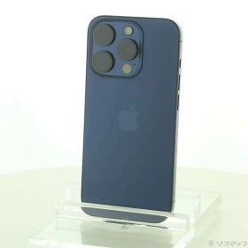 〔中古品〕 iPhone15 Pro 256GB ブルーチタニウム MTUG3J／A SIMフリー【368】