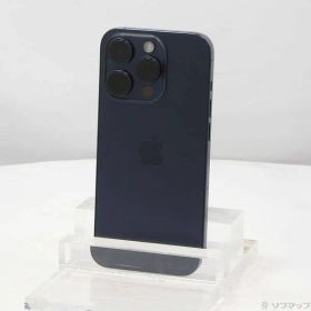 〔中古品〕 iPhone15 Pro 256GB ブルーチタニウム MTUG3J／A SIMフリー【352】
