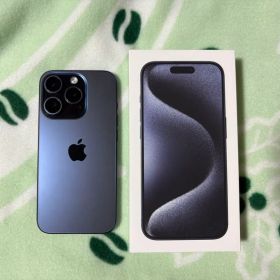 iPhone 15proブルーチタニウム 256GB