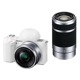ソニー デジタル一眼カメラ VLOGCAM ZV-E10 ダブルズームレンズキット ZV-E10Y-W ホワイト SONY
